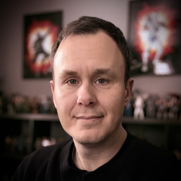 Ben Kohl in home office